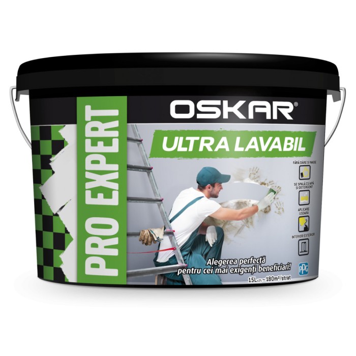 Vopsea lavabila Oskar Pro Expert Ultra lavabil 15 L