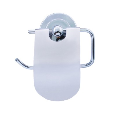 Suport din metal pentru hartie igienica, prindere cu adeziv, 203DY, crom lucios, 120 mm foto