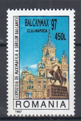 ROMANIA 1997 LP 1434 EXPOZITIA BALCANMAX MNH foto