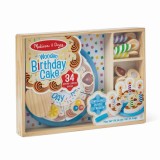 MELISSA AND DOUG SET DE JOACA DIN LEMN TORT ANIVERSAR, Spin Master