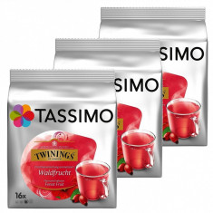 Set 3 X Capsule ceai Tassimo Twinings Fructe de padure, 16 capsule, 44 g foto