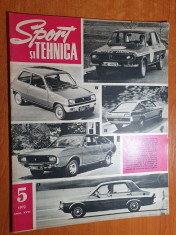 sport si tehnica mai 1972-dacia 1300 special,justin capra,modelism foto