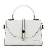 Geanta alba mica FloraCo Paris F8581 16