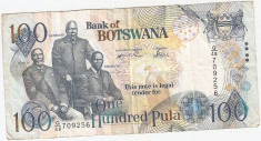 BOTSWANA 100 PULA ND(2004) VF foto