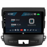 Cumpara ieftin Navigatie Mitstubishi Outlander Peugeot 4007 Citroen C-Crosser, Android 10, P-Quadcore 2GB RAM + 32GB ROM, 9 Inch - AD-BGP9002+AD-BGRKIT276