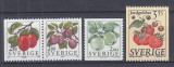 SUEDIA 1994/1995 FRUCTE LOT MNH, Nestampilat