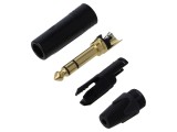 Conector NEUTRIK Jack 6,3mm Stereo 3 Piste Mufă Tată Drept pe Cablu