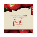 Lubrifiant (pliculeț) - Intimate Earth Natural Flavors Fresh Strawberries 3 ml