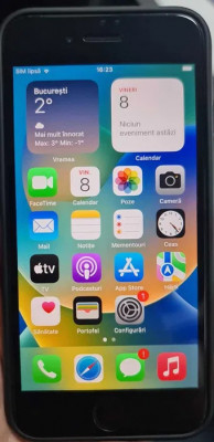 Telefon mobil Apple iPhone SE 3, 64GB, 5G, Midnight foto