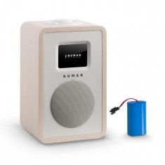 Numan MINI ONE DESIGN, radio digital, bluetooth dab +, fm aux, inclusiv baterie reincarcabila, ar?ar foto