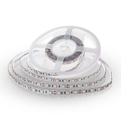 Banda led 5050 60 led m latime 12mm 12V CW - alb rece 5050CW-IP67 foto