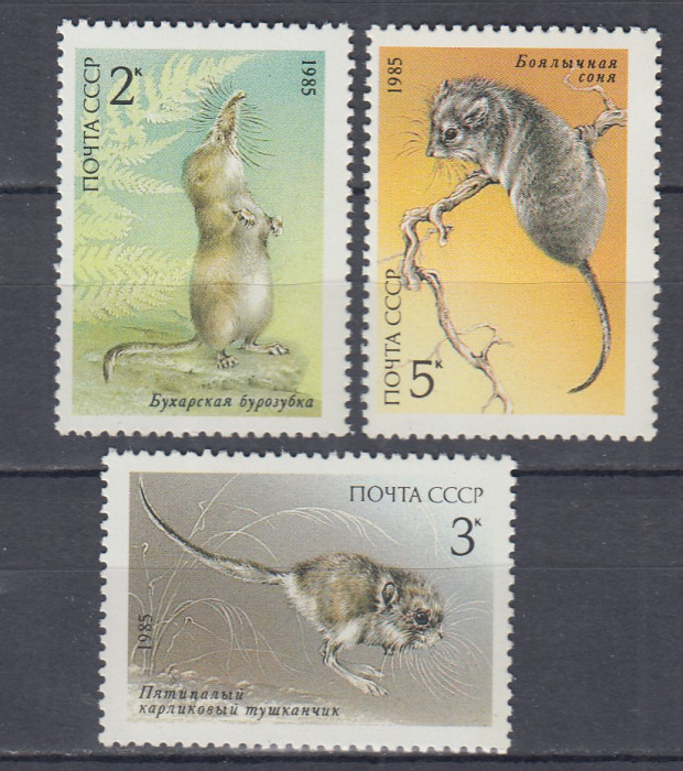 URSS RUSIA 1985 FAUNA SERIE MNH