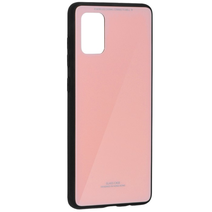 Husa SAMSUNG Galaxy A71 - Glass (Roz)