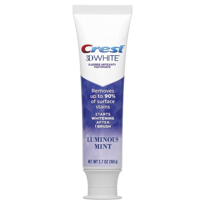 Pasta de Dinti, Crest 3D White, Luminous Mint, Efect Albire Intensiva, 104gr foto
