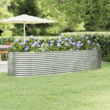VidaXL Strat &icirc;nălțat grădină 322x100x68 cm oțel vopsit electrostatic