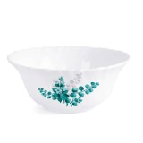 Set 6 Boluri Medii Salata din Opal Alb Aqua 17.5cm DNC57423