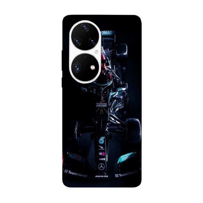 Husa compatibila cu Huawei P50 model Formula One, Silicon, TPU, Viceversa
