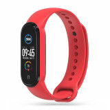 Curea Tech-Protect Iconband pentru Xiaomi Mi Smart Band 5/6/7/NFC Rosu