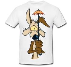 Tricou &amp;quot; Coyote - with umbrella &amp;quot; foto
