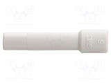 Obturator polipropilenă SMC L: 47mm albă &Oslash;: 16mm