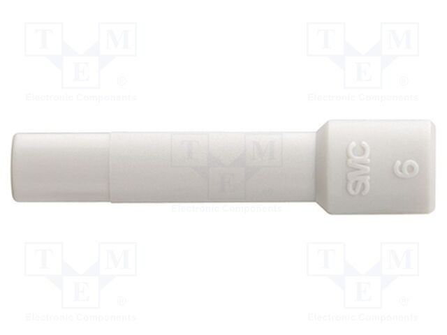 Obturator polipropilenă SMC L: 47mm albă &Oslash;: 16mm