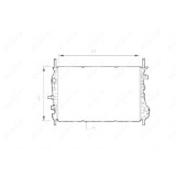 Radiator racire motor Nrf 53741