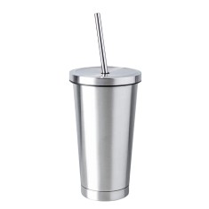 Cana Termos, Zamo&reg;, Cool it or Warm it, Perete Dublu, Pai Reutilizabil, din Inox, 500ml, Argintiu