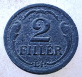 1.430 UNGARIA WWII 2 FILLER 1944 BP, Europa, Zinc