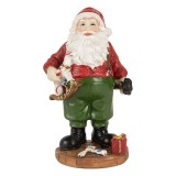 Cumpara ieftin Figurina Mos Craciun polirasina multicolora Xmas 8x6x13 cm