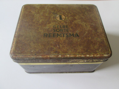 Rara! Cutie tabla 50 tigarete Reemtsma-Gelbe Sorte,Germania nazista anii 40 foto