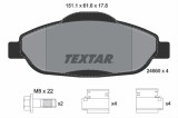 Set placute frana TEXTAR 2466001