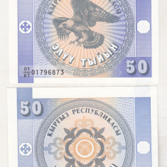 bnk bn Kyrgyzstan 50 tyiyn 1993 necirculata