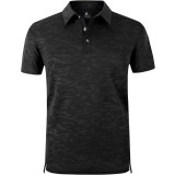 Tricou polo cu maneca scurta pentru barbati Geeksport, negru, XL - OUTLET