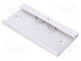 M&acirc;ner aluminiu 100mm pentru şină DIN TS35 - FISCHER ELEKTRONIK