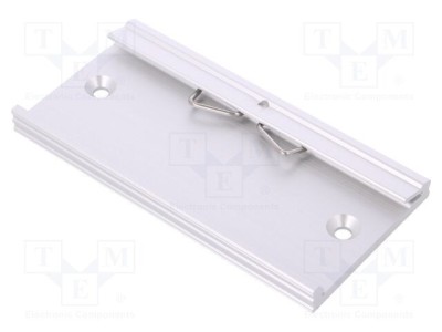 M&amp;acirc;ner aluminiu 100mm pentru şină DIN TS35 - FISCHER ELEKTRONIK foto