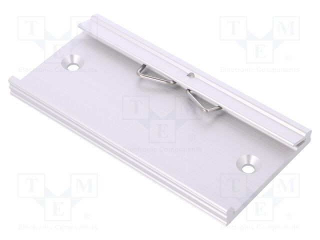 M&acirc;ner aluminiu 100mm pentru şină DIN TS35 - FISCHER ELEKTRONIK