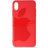 Husa iPhone XS Max, TPU, Protectie integrala, Rosie