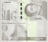 Venezuela 200.000 Bolivares 2020 UNC Bancnota Neagra, America de Sud, Colectie Numismatica