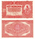 Ungaria 2 Koroane 1920 P-58b UNC
