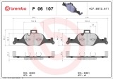 BREMBO P 06 107 PRIME LINE set placute frana,frana disc