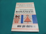 INTERIOARE ROM&Acirc;NEȘTI *TESĂTURI ȘI CUSĂTURI DECORATIVE * AURELIA DOAGĂ * AUTOGRAF * 1976 * 18
