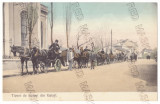 1930 - GALATI, statia de trasuri, Romania - old postcard - used