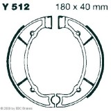 Set saboti frana (ferodo) EBC Y512 - Yamaha XV 500 - 750 SE Special (81-84) - XJ 550 (81-84) - XV 750 Virago (92-94)