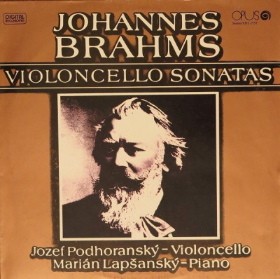 Vinyl/vinil - Johannes Brahms &amp;ndash; Violoncello Sonatas foto