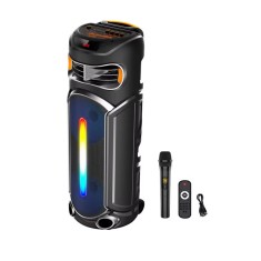 Boxa Portabila ZQS8267, BT, microfon wireless, 120W P.M.P.O, 80cm