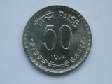 50 PAISE 1974 INDIA