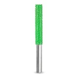 Biax cilindric cu v&acirc;rf plat &Oslash; 6,4 mm X 44,5mm, Granulatie Saburr ASPRA - VERDE