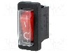 Intrerupator OFF-ON, 2 pozitii, SPST, BULGIN - C5503ALBR33036WG74
