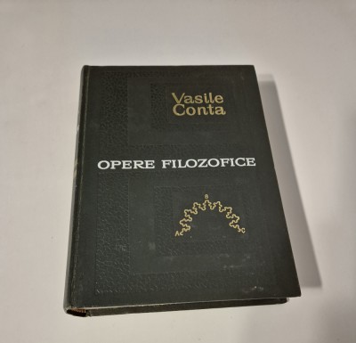Vasile Conta Opere filozofice foto
