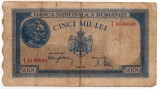 Bancnotă 5000 lei - Republica Socialistă Rom&acirc;nia, 1944